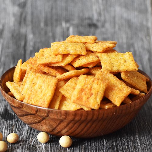 Línea de producción de snacks inflados de expansión directa de doble tornillo (tipo fritura)